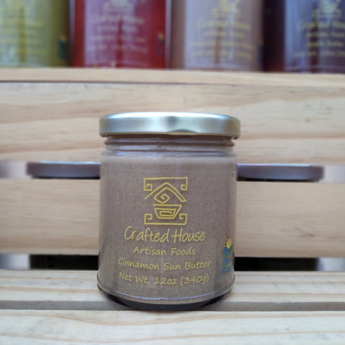 Crafted House Cinnamon Sun Butter – Creamy Spiced Seed Butter | Handcrafted Small Batch Spread (Net Wt. 12oz (340g))